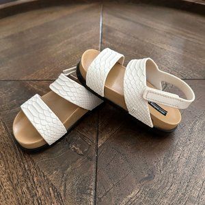 Mini Melissa Baja East White Sandals